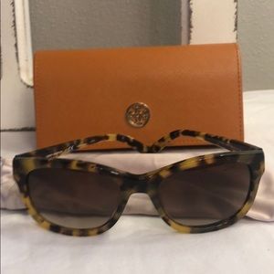 Tory Burch tortoise sunglasses